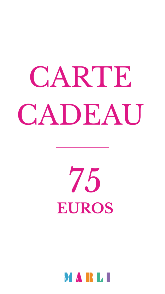 CARTE CADEAU 75 EUR MARLI