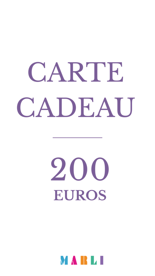 CARTE CADEAU 200 EUR MARLI