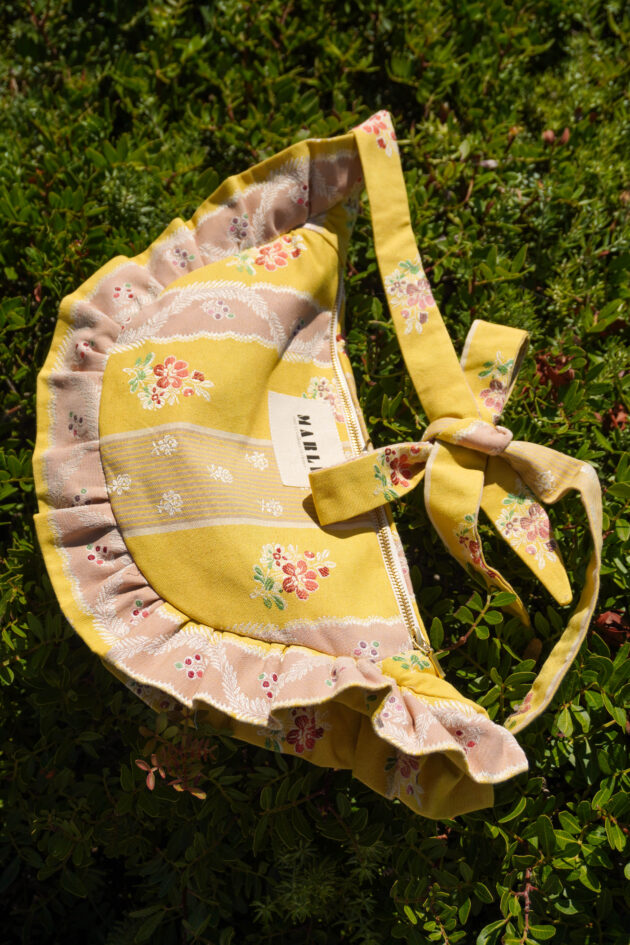 Sac banane froufrou paloma fleuri jaune – Image 4