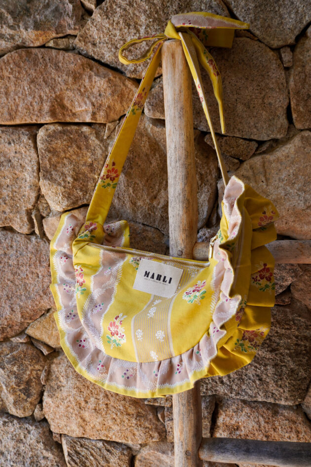 Sac banane froufrou paloma fleuri jaune – Image 3