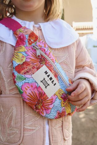 Banane mini Gabi  - Motif fleurs brésil multicolore