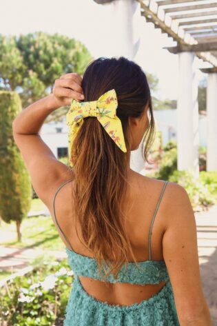 Grand nœud Oscar  - Motif Samba jaune