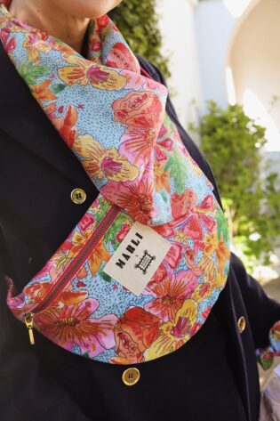 Banane Gabriela - Motif fleurs brésil multicolore