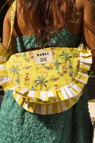 Banane froufrou Alba - Motif samba jaune