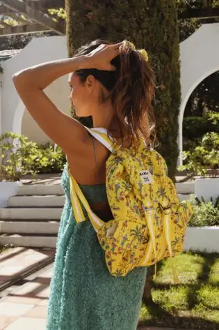Sac à dos Pablo  - Motif Samba jaune