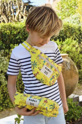 Banane mini Gabi  - Motif samba jaune